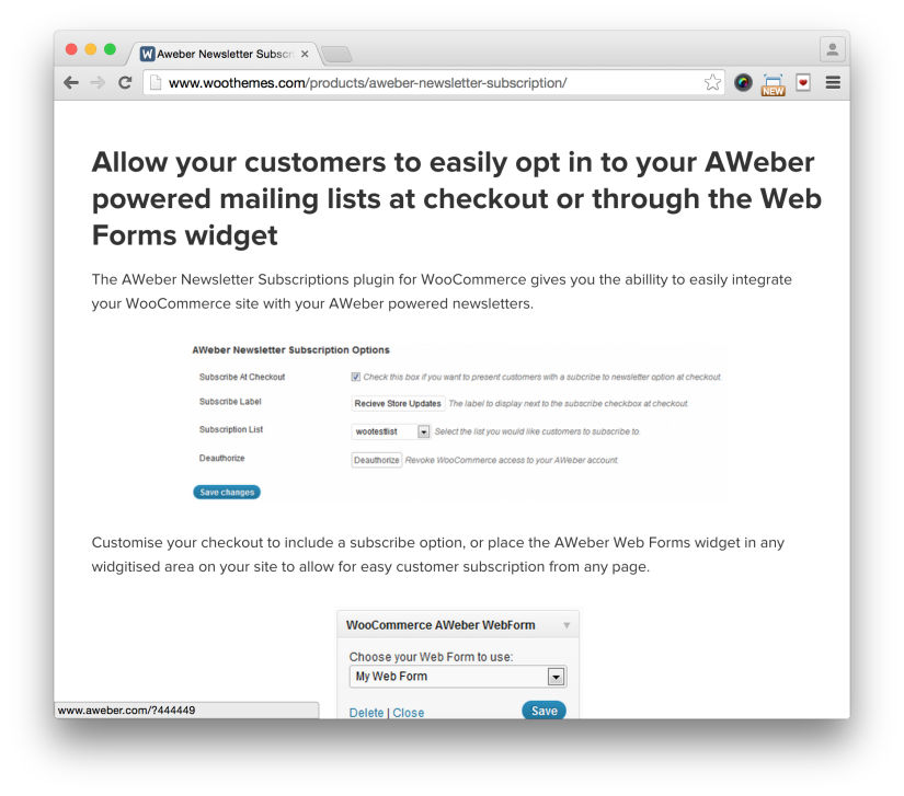 Aweber discount coupon