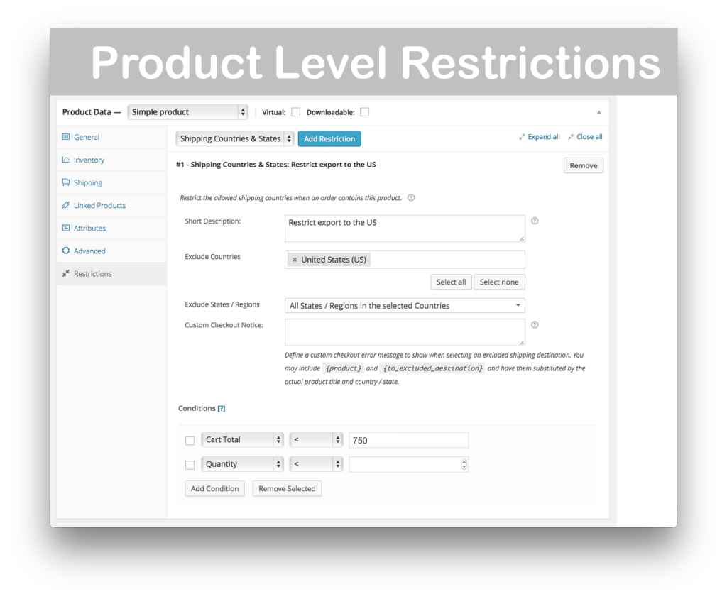 Conditional Shipping and Payments 10