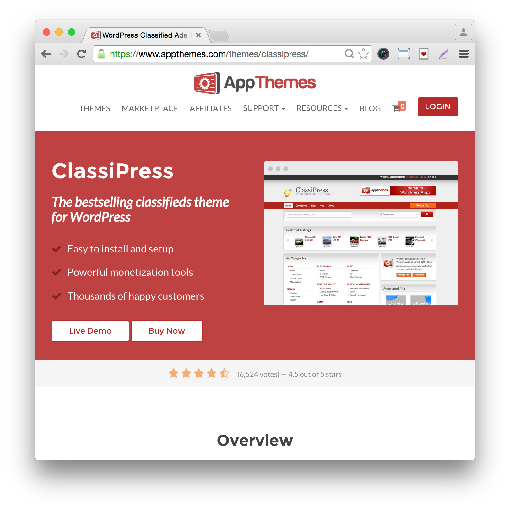 classipress version 3.5.7 classipress version 3.5.7