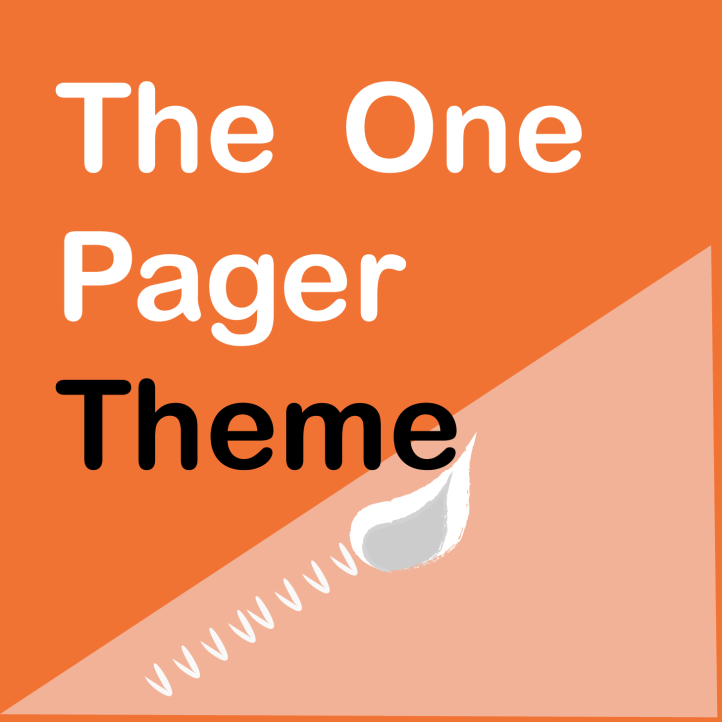 WooThemes The One Pager Theme-$25 Download v1.3.3